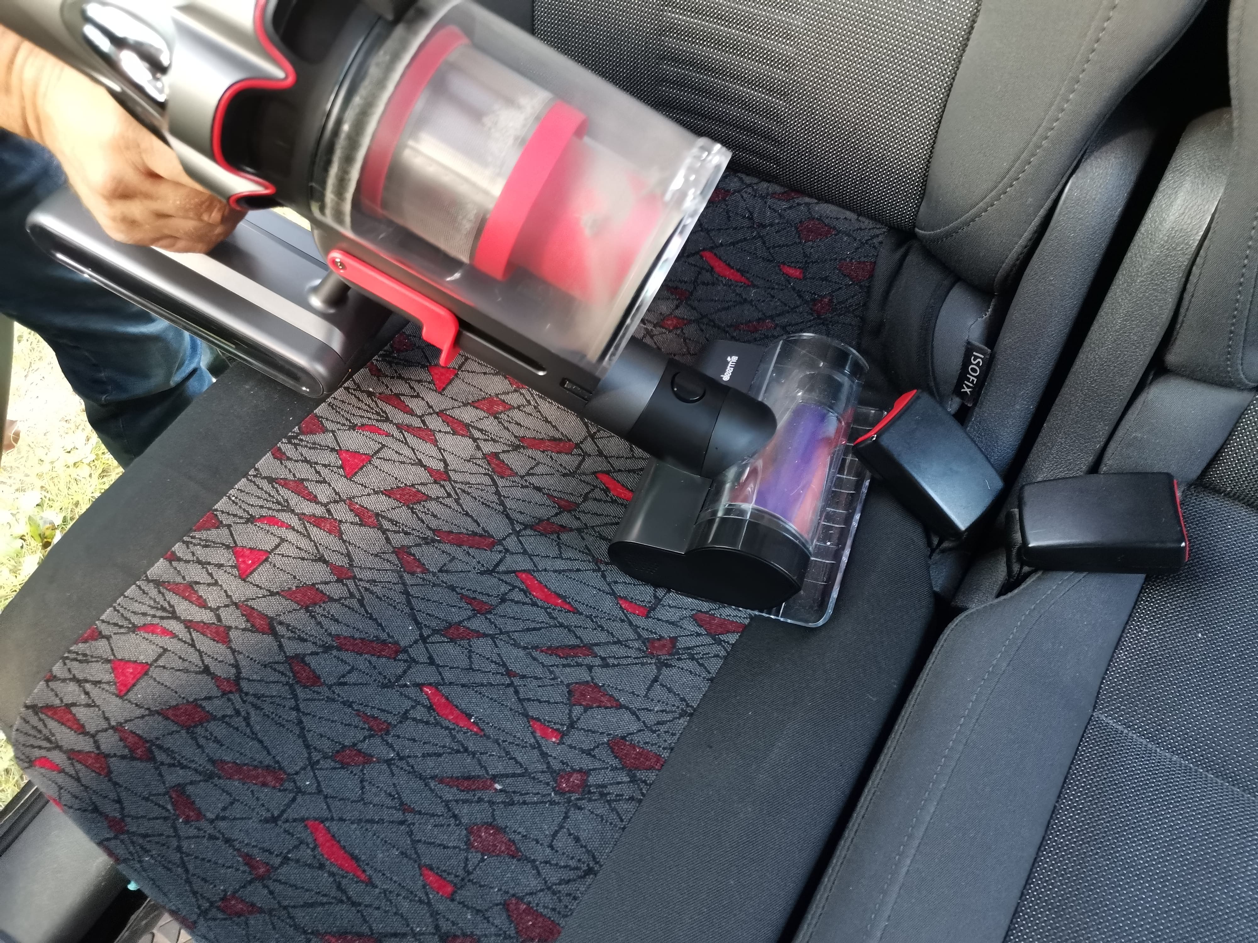 Deerma T50W уборка автомобиля